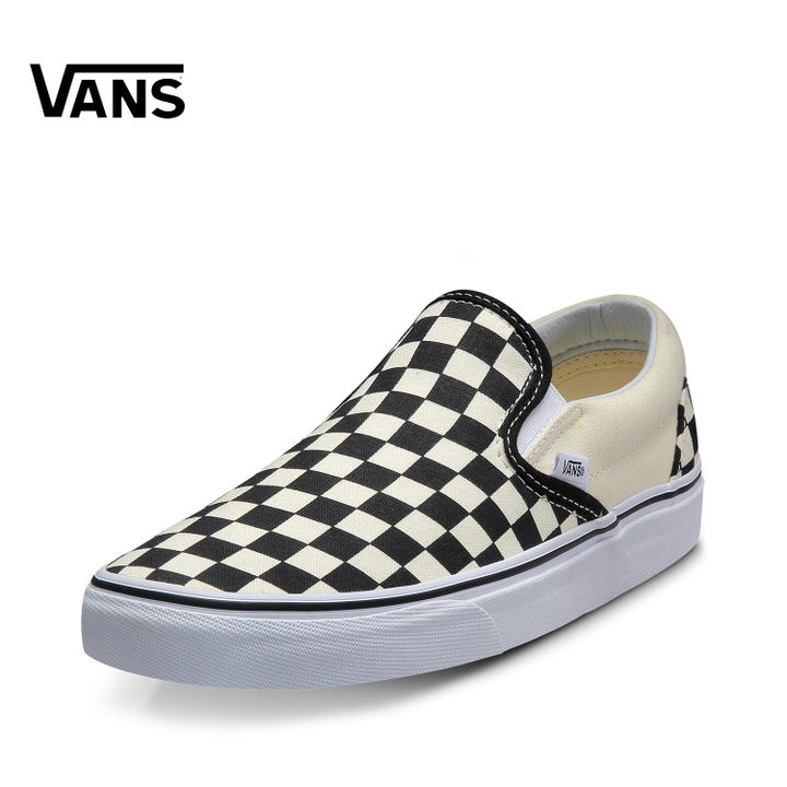 经典款vans黑白格板鞋
